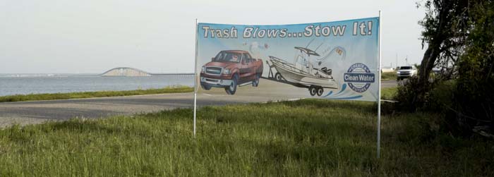 Trash Blows - Don't Be Trashy Campaign Banner